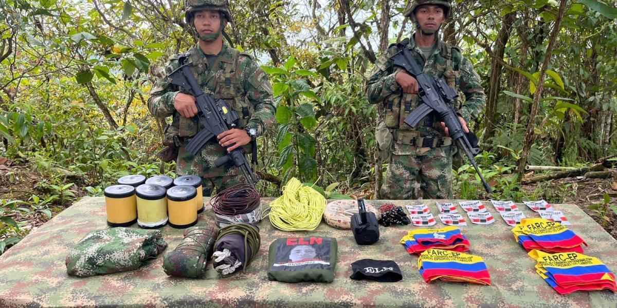 Explosivos del Eln y disidencias en Antioquia