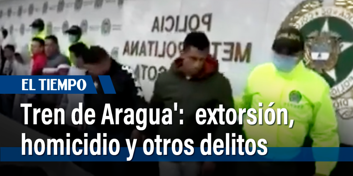 Capturan a 19 personas que hacían parte del Tren de Aragua