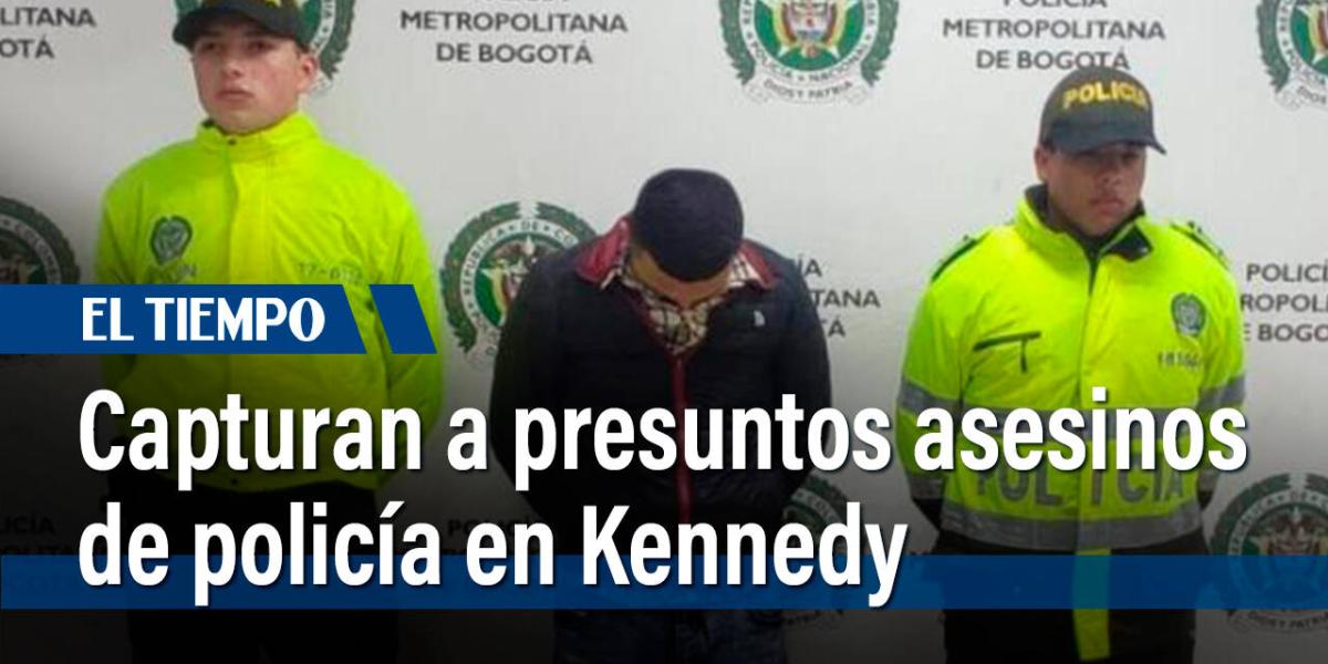 Capturados presuntos responsables del asesinato de un policía en Bogotá