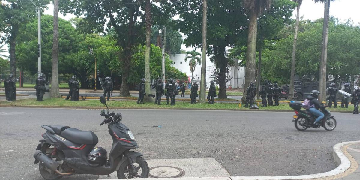 Disturbios en la Universidad del Valle.