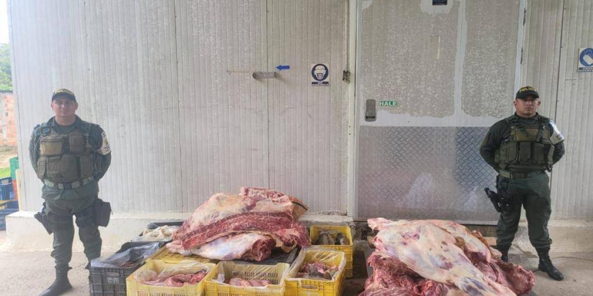 La carne llegaba a Colombia sin cadena de frío y en proceso de descomposición.