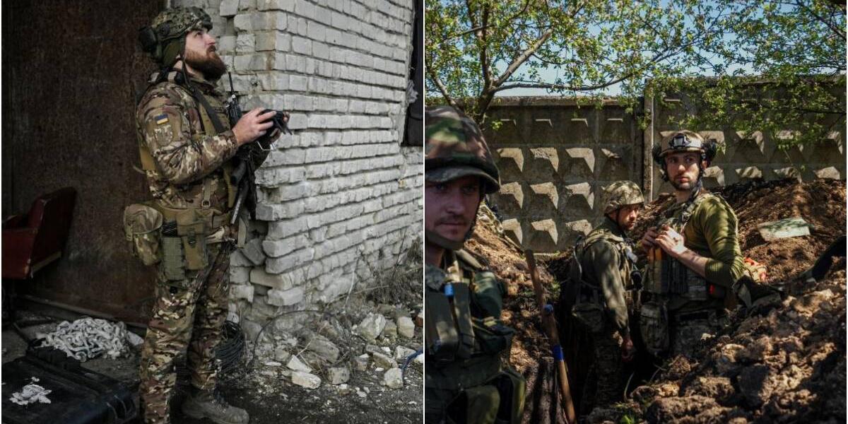 Las tropas ucranianas han intentado detectar la ubicación del ejército ruso cerca de Bajmut.