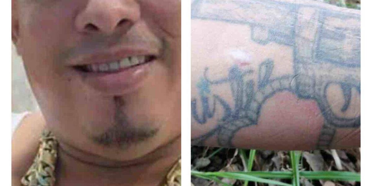 Por un tatuaje identificaron a uno de los narcos más buscados en Ecuador.