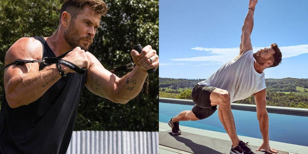 La actividad física es un pilar en la vida de Hemsworth e incluso se ha convertido en uno de sus negocios.