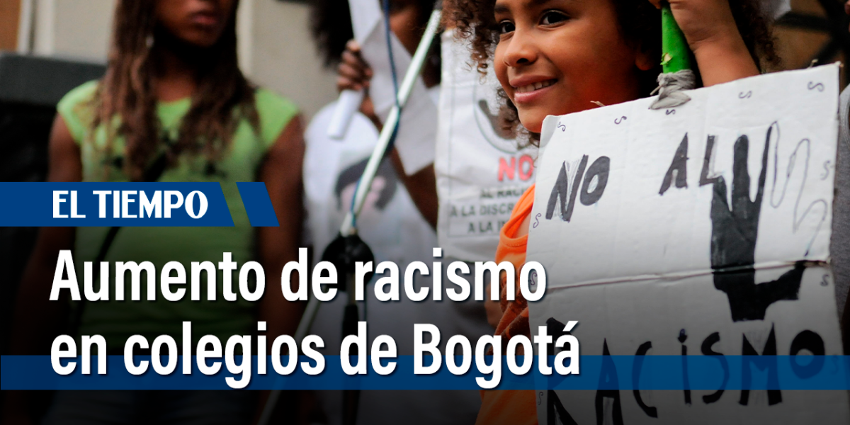 Alerta por aumento de racismo en colegios de Bogotá