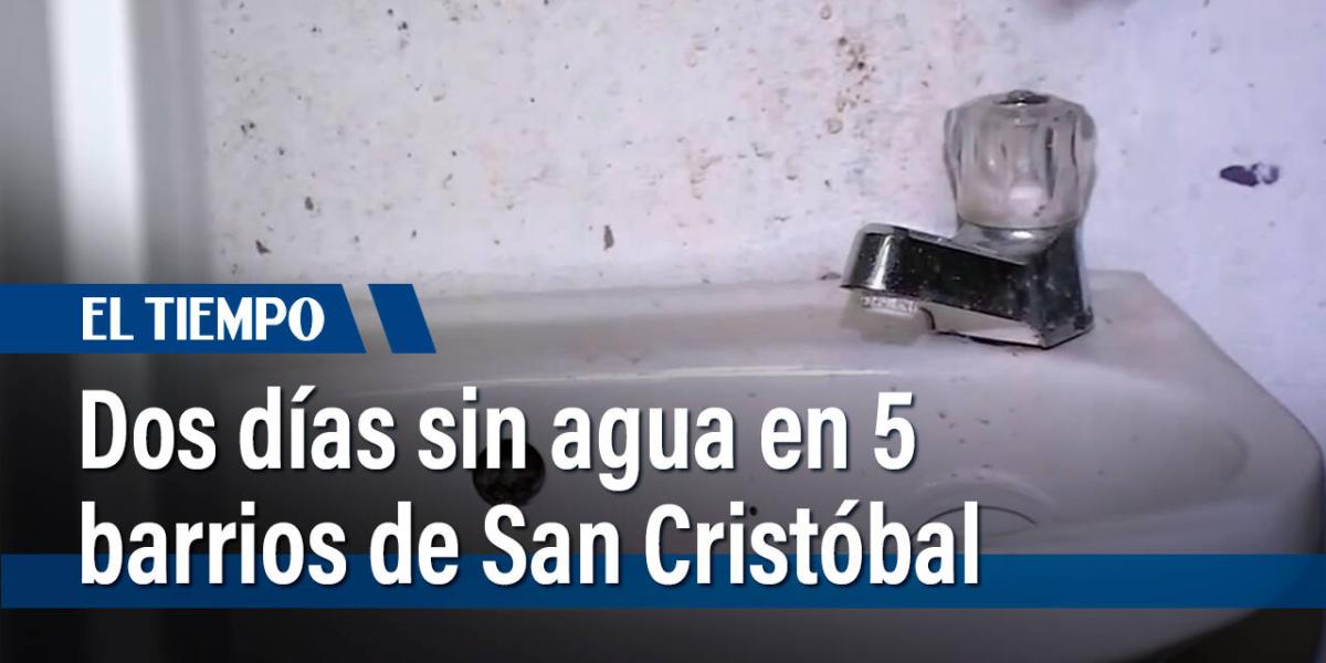 Dos días sin agua completan 5 barrios en la parte alta de San Cristóbal