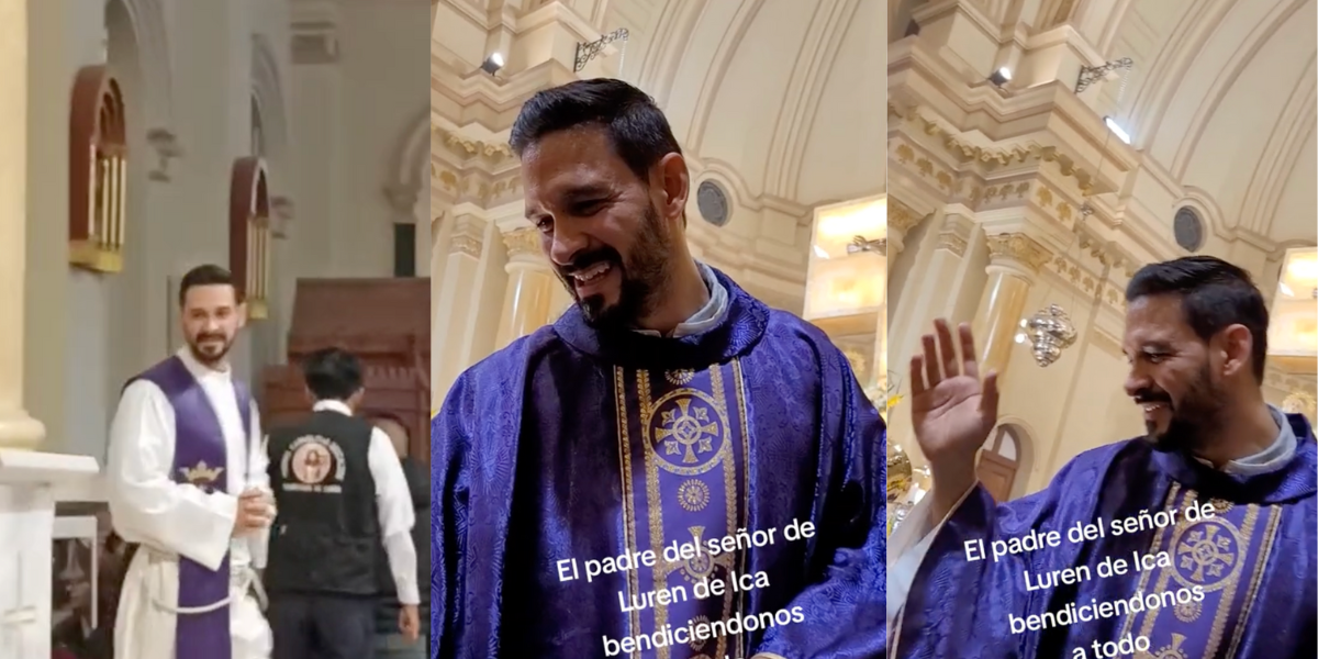 Video sacerdote desata euforia en las redes sociales por su físico