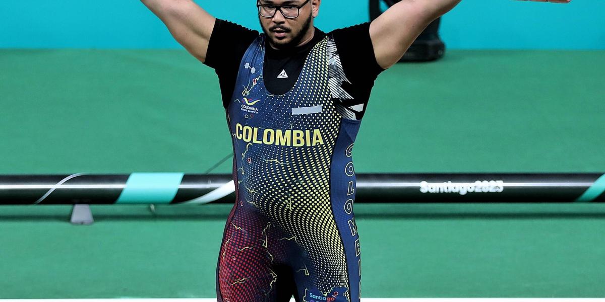 Juegos Panamericanos 2023: Rafael Cerro, oro en +102 kilos de las pesas,  Colombia