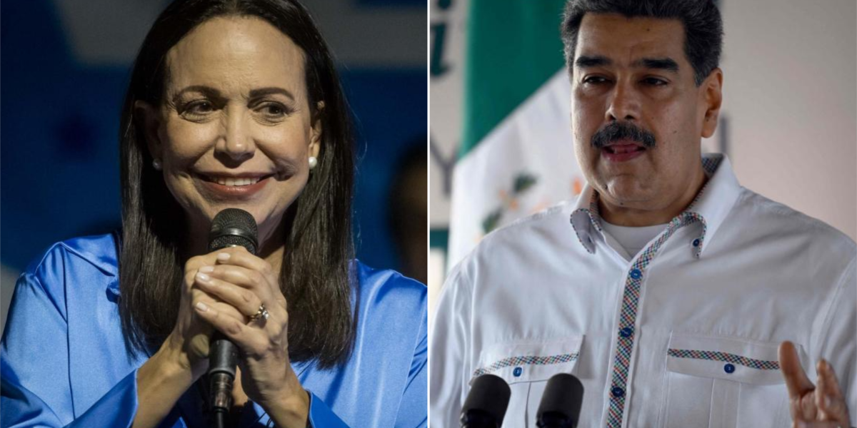 Nicolás Maduro asegura que la líder opositora María Corina Machado se ...