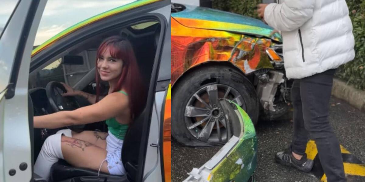 Influencer VIP Vega desmiente a Yulieth Guzmán por carro accidentado en Rionegro
