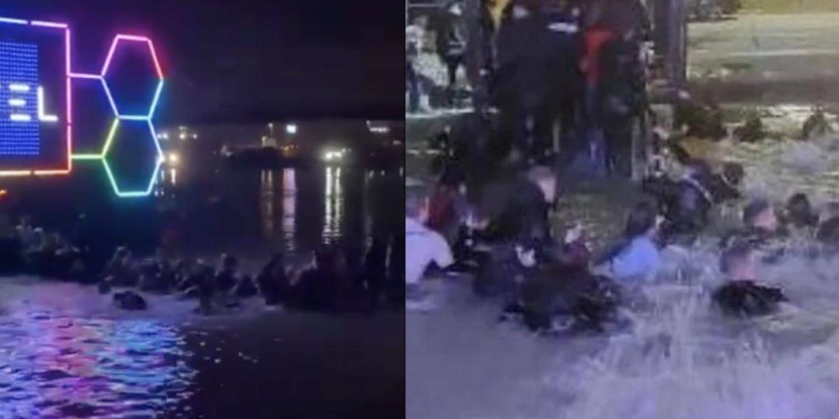 Video barco que funcionaba como discoteca se hundió con más de 100