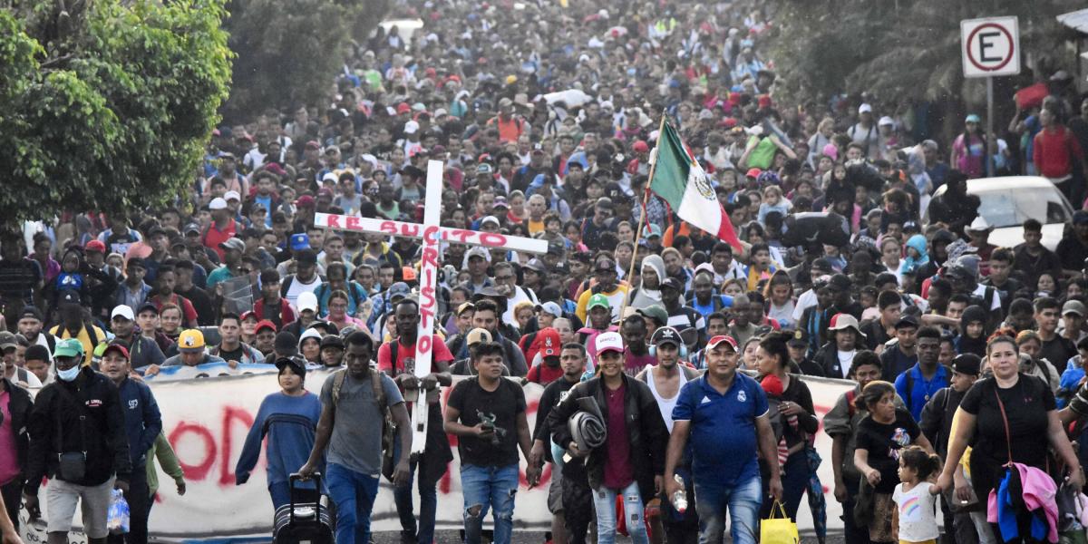 Caravana de migrantes de M xico a Estados Unidos qui nes son y