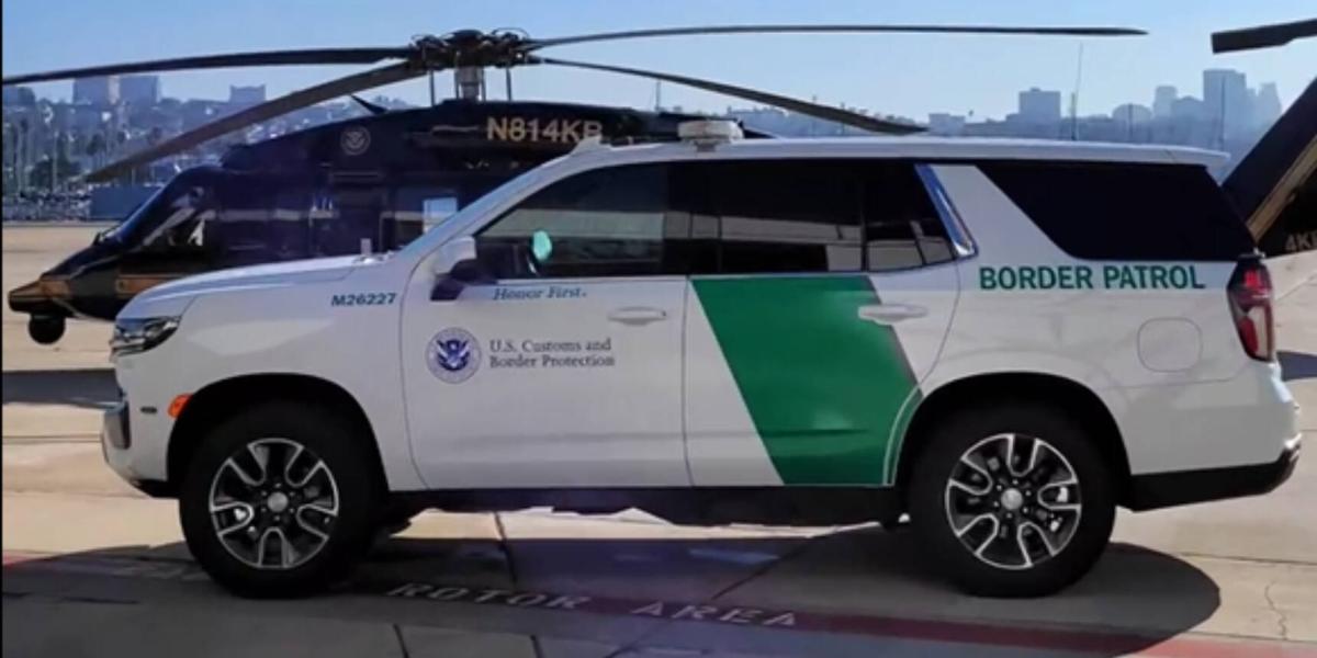 Así luce la camioneta y el helicóptero de la Patrulla Fronteriza de Texas para atrapar a los inmigrantes ilegales | Foto: La Nación    