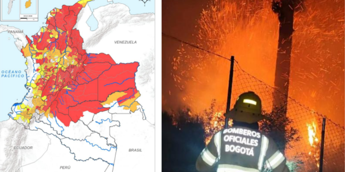 En total son 954 municipios los que presentan algún tipo de alerta por incendios forestales.