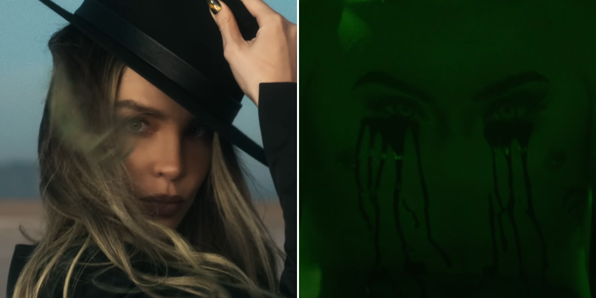 Nodal se tatuó los ojos de Belinda en su pecho cuando estaban juntos.