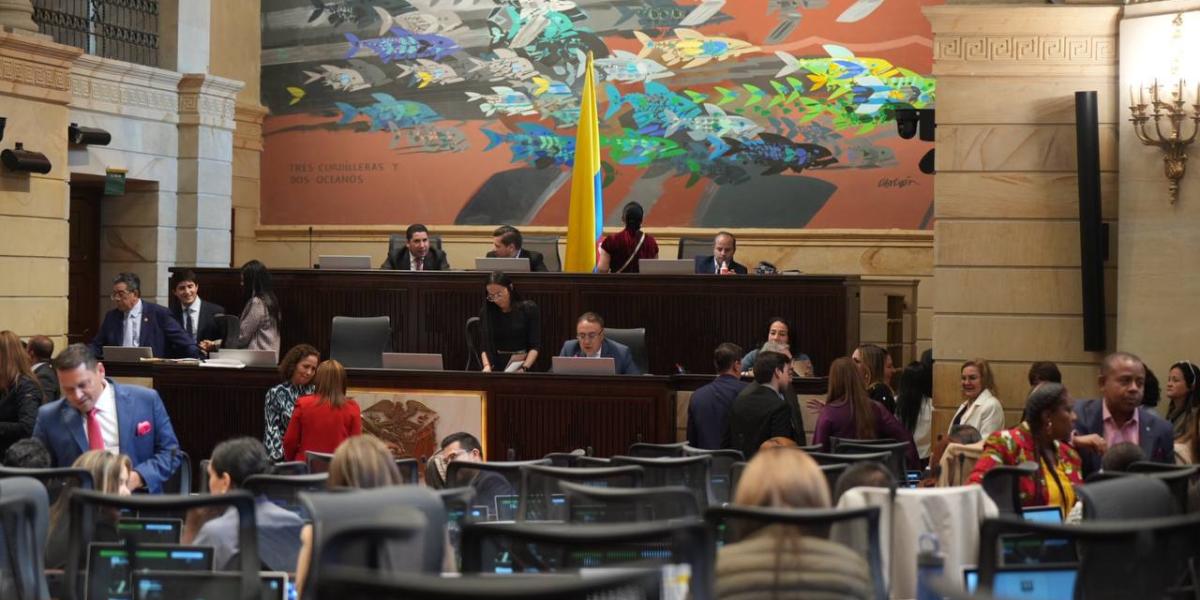 Salón Elíptico del Congreso de la República.