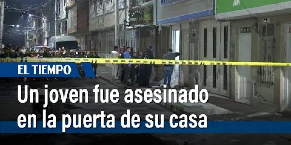 Asesinan a hombre en la puerta de su casa en el barrio danubio en usme