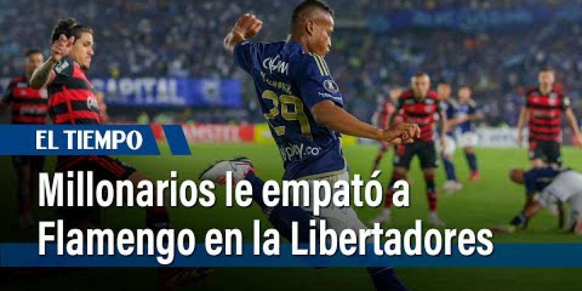 Video: gol de Daniel Ruiz en el empate Millonarios 1, Flamengo 1 Copa ...