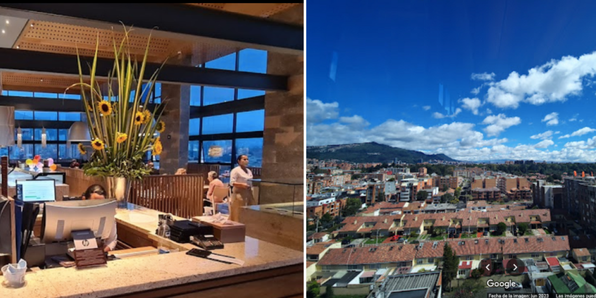 Así es el Crepes & Waffles con la mejor vista de Bogotá¡ hay que