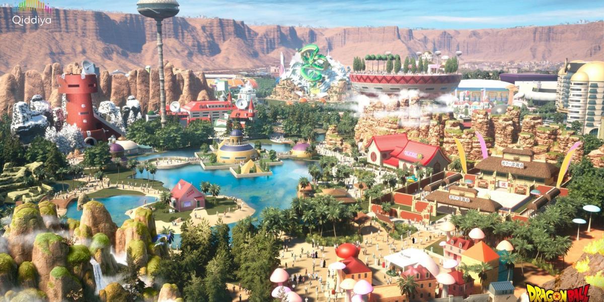 Esta fotografía es un concepto de AquArabia, parque inspirado en Dragon Ball.