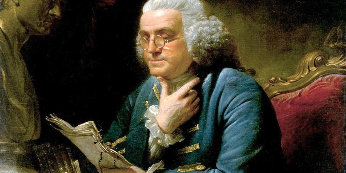 Benjamin Franklin (1706-1790) fue un impresor, editor, autor, inventor, científico y diplomático (Retratado por David Martin 1767).