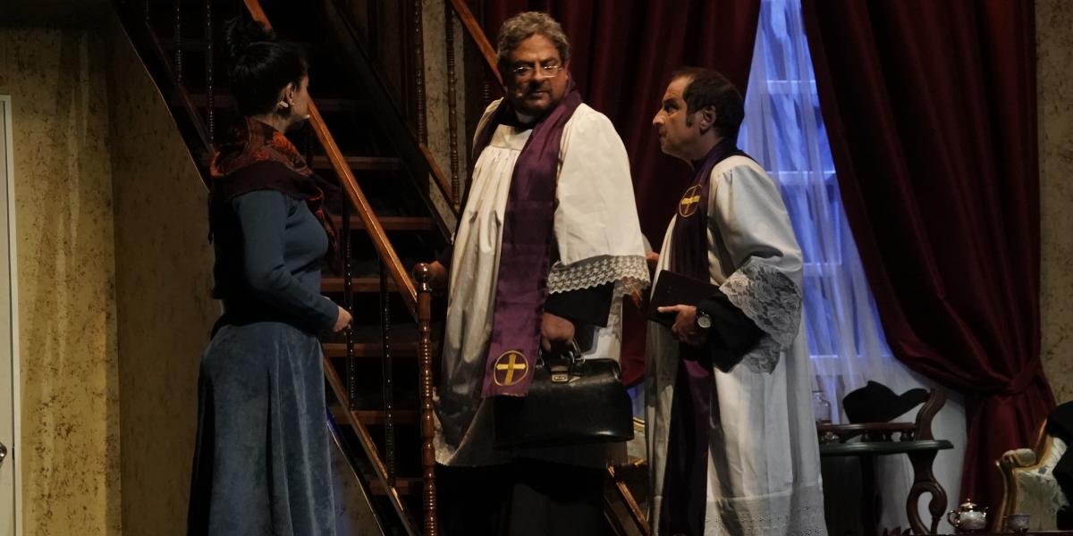 Obra de teatro El exorcista, con Robinson Díaz, en el Teatro Libre de Chapinero