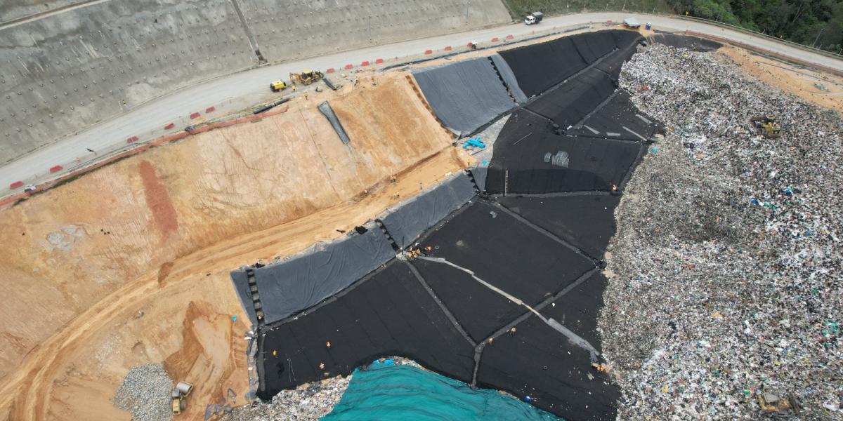 Obras que adelanta Emvarias en el relleno sanitario La Pradera