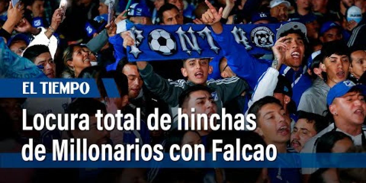 Falcao García desata locura en Bogotá: multitud de hinchas de ...