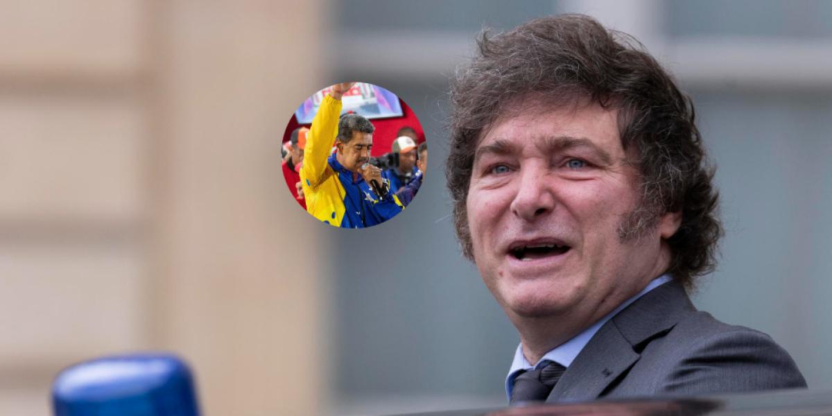 Javier Milei reacciona a insultos de Nicolás Maduro, quien lo llamó 'bicho cobarde' y dijo que no le aguantaría un 'round'