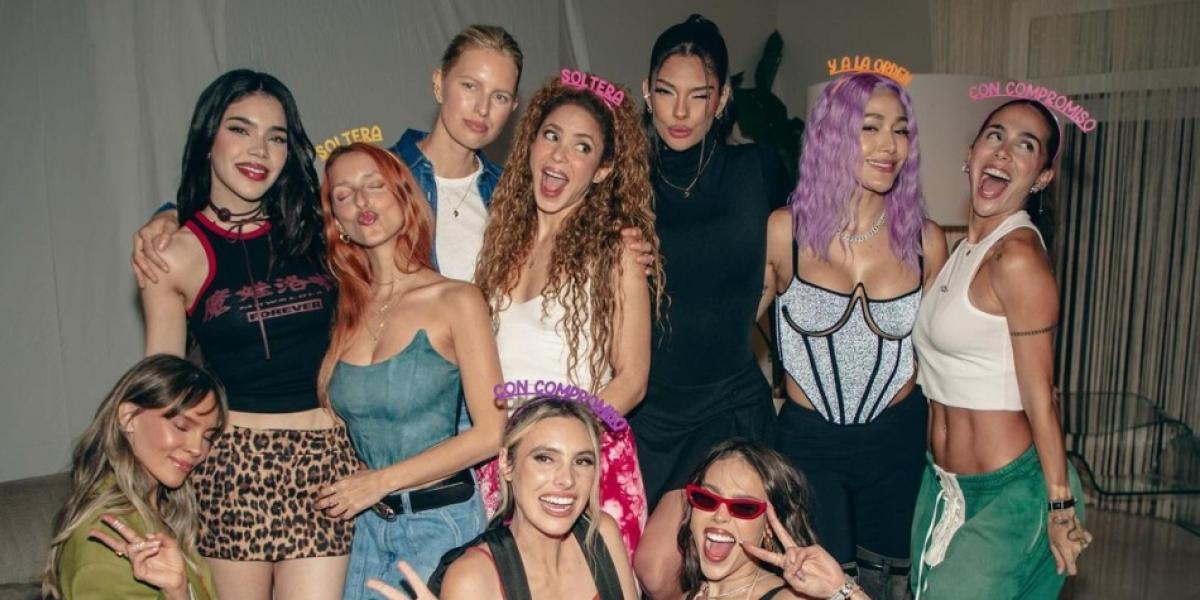 Así fue la fiesta de 'Soltera' de Shakira junto a Belinda, Greeicy, Farina  y otras famosas