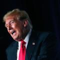 El ex presidente estadounidense Donald Trump habla en la Convención Libertaria en Washington, DC, EE.UU., el 25 de mayo de 2024.