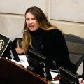La senadora Paloma Valencia criticó la consulta popular.