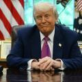 Donald Trump en presentación de proyecto de la 'Cúpula dorada'
