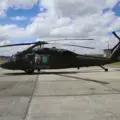 El helicóptero habia dejado a personal para labores de erradicación.