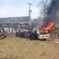 Explosión en Cali por atentado con posible carro bomba.