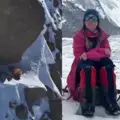 alpinista Natalia Nagovitsyna, que quedó atrapada a 7.000 metros de altura