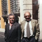 Gabriel García Márquez y Plinio Apuleyo en Bogotá