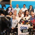María Corina Machado habla durante una rueda de prensa en Caracas (Venezuela).