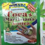 Pomada de coca y marihuana