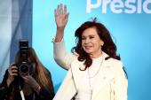 Primera aparación de Cristina Fernandez de Kirchner.