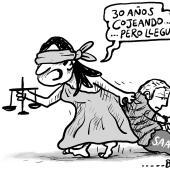 A cumplir la condena - Caricatura de Beto Barreto