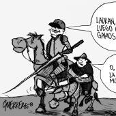 El Día del idioma - Caricatura de Guerreros