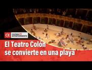 La ópera 'Sun and Sea' permite una reflexión ambientalista y musical en la platea del teatro.
