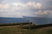 Una instalación solar en el este de Alemania, una región que alberga varios fabricantes de paneles solares.