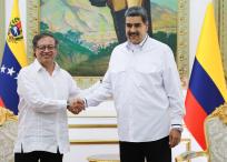 Reunión bilateral de los presidentes Gustavo Petro y Nicolás Maduro en Venezuela, sábado 18 de noviembre de 2023.