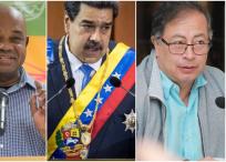 Murillo, Maduro y Petro.