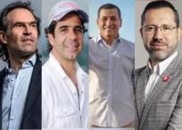 De Izq a der: Alejandro Eder, Federico Gutiérrez, Alejandro Char, Dumek Turbay y Jaime Beltrán.