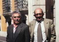 Gabriel García Márquez y Plinio Apuleyo en Bogotá