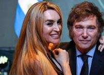 El presidente argentino Javier Milei y su exesposa Fátima Florez