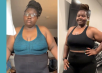 Esta mujer logró reducir su talla considerablemente, gracias a un ejercicio sencillo que se puede hacer desde casa.